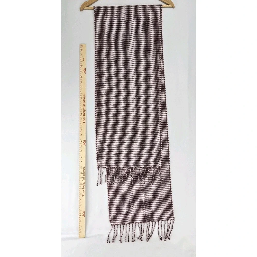 2 Scarves Plaid Check Winter Warm Soft Long Neck Warmer Wrap Mens Muffler